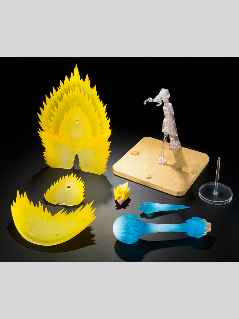 DRAGON BALL Z Figures S.H.Figuarts (S.H. Figure Arts) SUPER SAIYAN SON GOKU’S EFECT PARTS SET-TELEPORT KAMEHAMEHA-